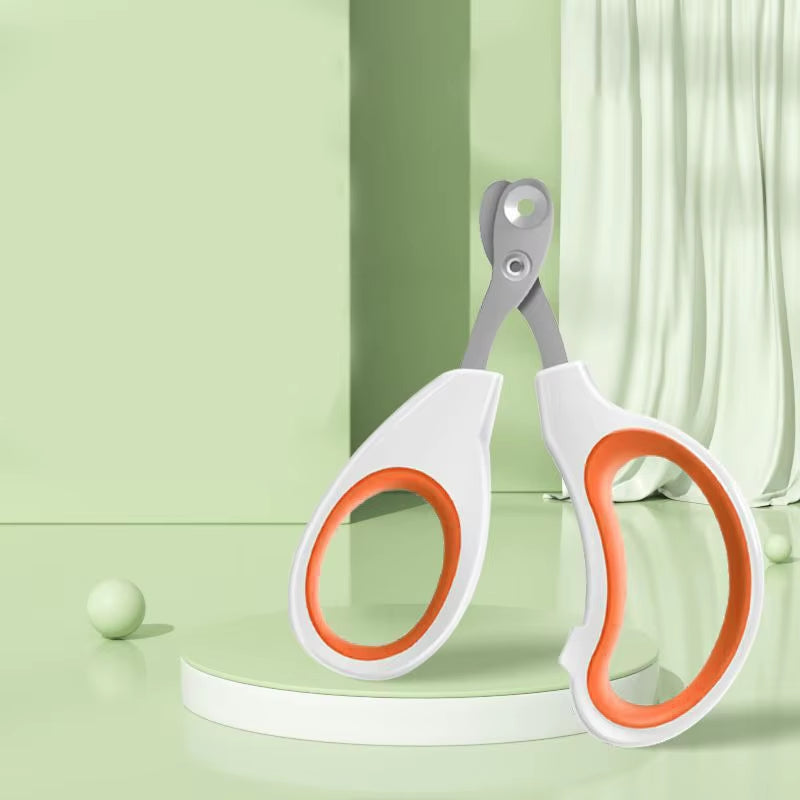 Professional Circular Hole Cat Nail Scissors and Dog Nail Clippers - Pet Grooming Supplies for Small Dogs