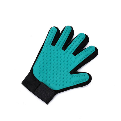 Professional Pet Grooming and Care Gloves with Massage and Bathing Comb for Effective Hair Removal - Left/Right Hand Design
