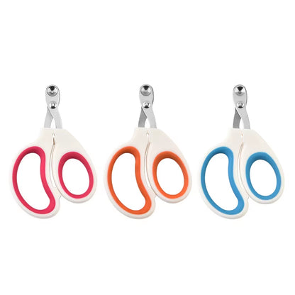Professional Circular Hole Cat Nail Scissors and Dog Nail Clippers - Pet Grooming Supplies for Small Dogs