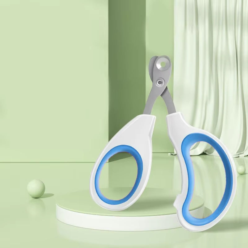 Professional Circular Hole Cat Nail Scissors and Dog Nail Clippers - Pet Grooming Supplies for Small Dogs