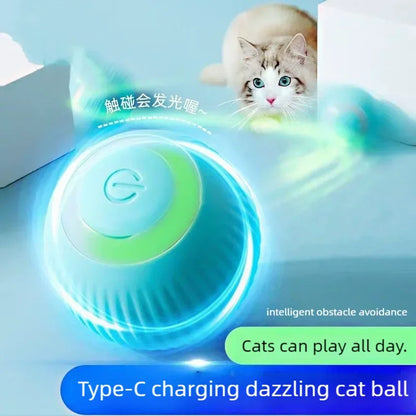 Cat Interactive Ball Electric Automatic Rolling Ball Smart Toys for Cats Smart Cat Toy Rotating Ball Cat Game Accessories