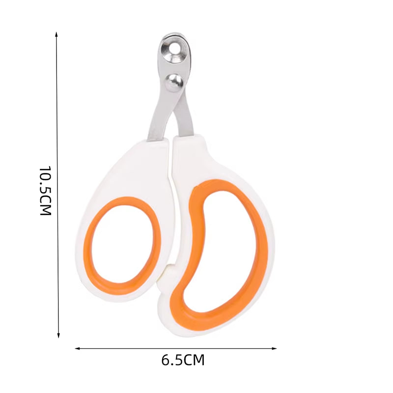 Professional Circular Hole Cat Nail Scissors and Dog Nail Clippers - Pet Grooming Supplies for Small Dogs