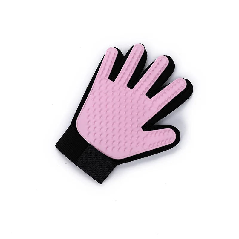 Professional Pet Grooming and Care Gloves with Massage and Bathing Comb for Effective Hair Removal - Left/Right Hand Design
