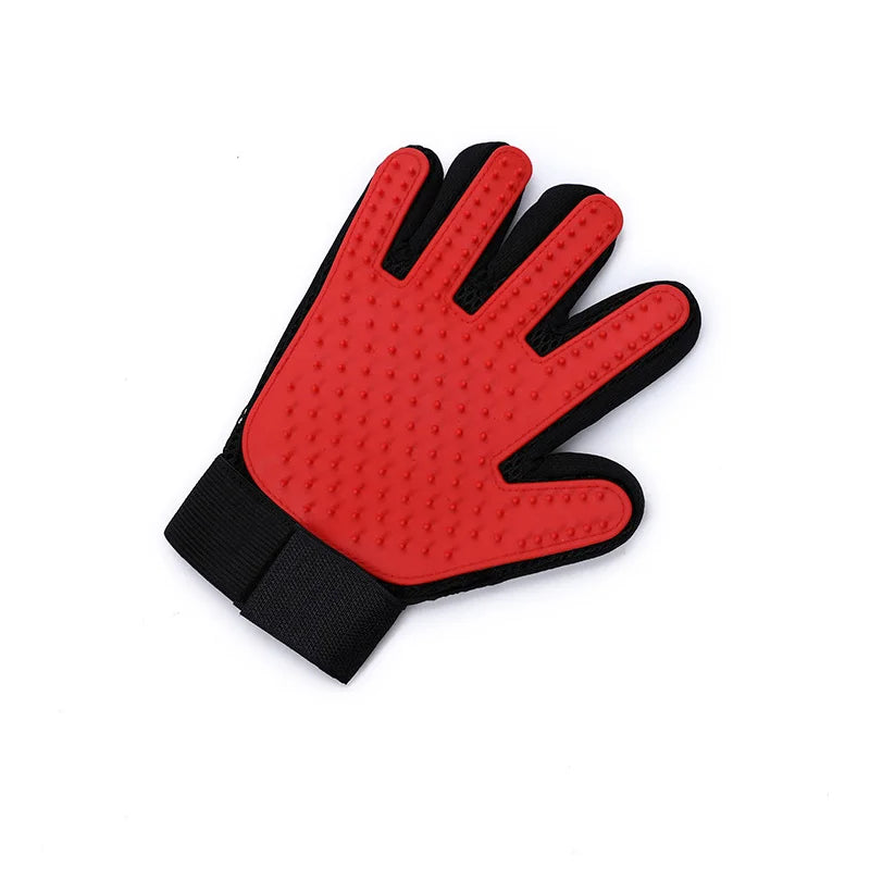 Professional Pet Grooming and Care Gloves with Massage and Bathing Comb for Effective Hair Removal - Left/Right Hand Design
